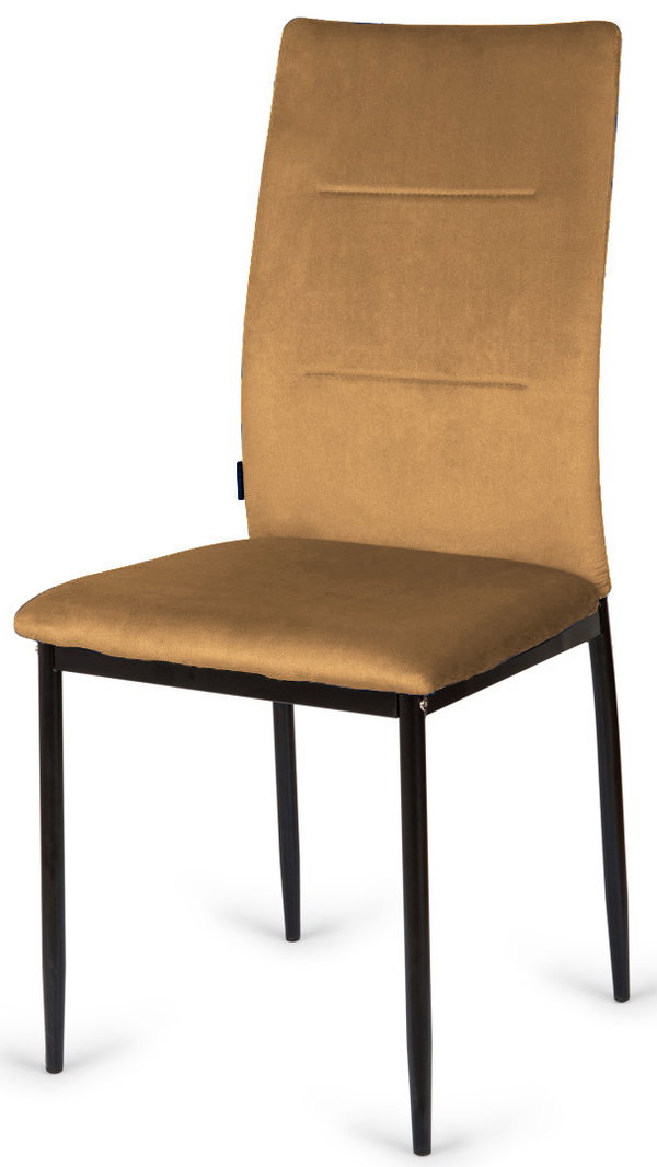 Krzeso tapicerowane VALVA DUO VELVET BROWN